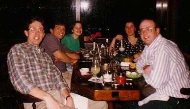 Group at Santa Maria Restaurant