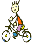 Boy on bike