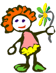 Girl with flower